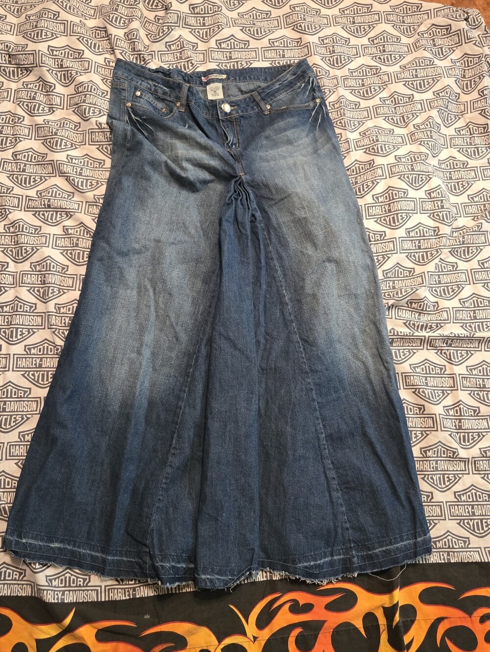 VINTAGE DEMIN MAXI SKIRT